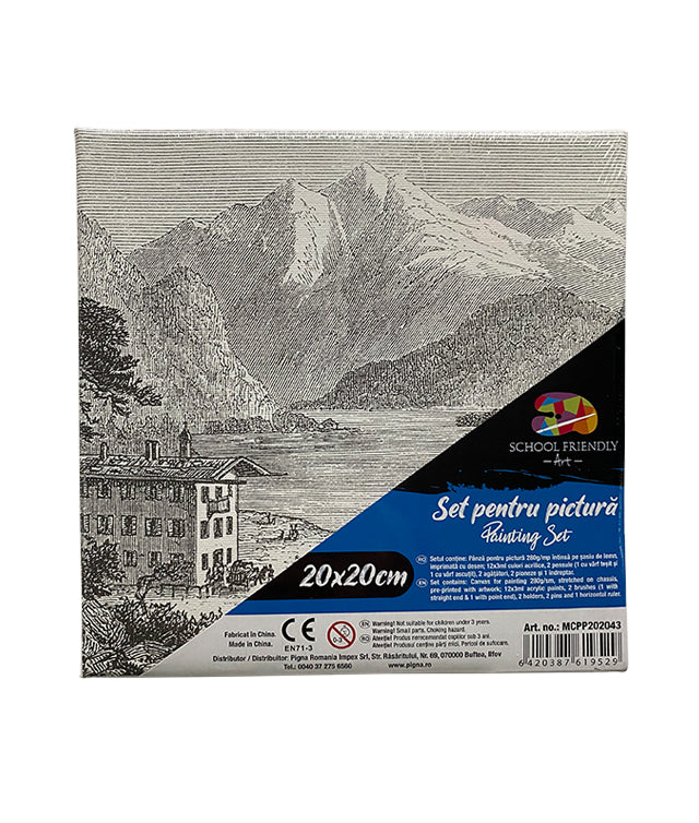 PANZA PREDESENATA PE SASIU 20 x 20 CM PEISAJ 2 SF ART PIGNA PANZA PREDESENATA PE SASIU 20 x 20 CM PEISAJ 2 SF ART PIGNA